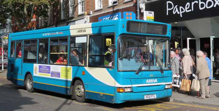 Arriva Shires Dennis Dart MPD 3502